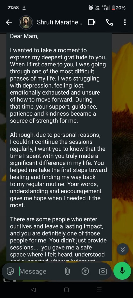WhatsApp Review from Shruti Marathe